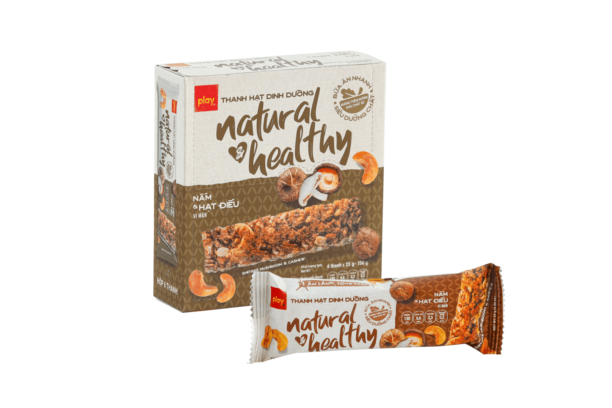 thanh hạt dinh dưỡng PLAY Natural & Healthy