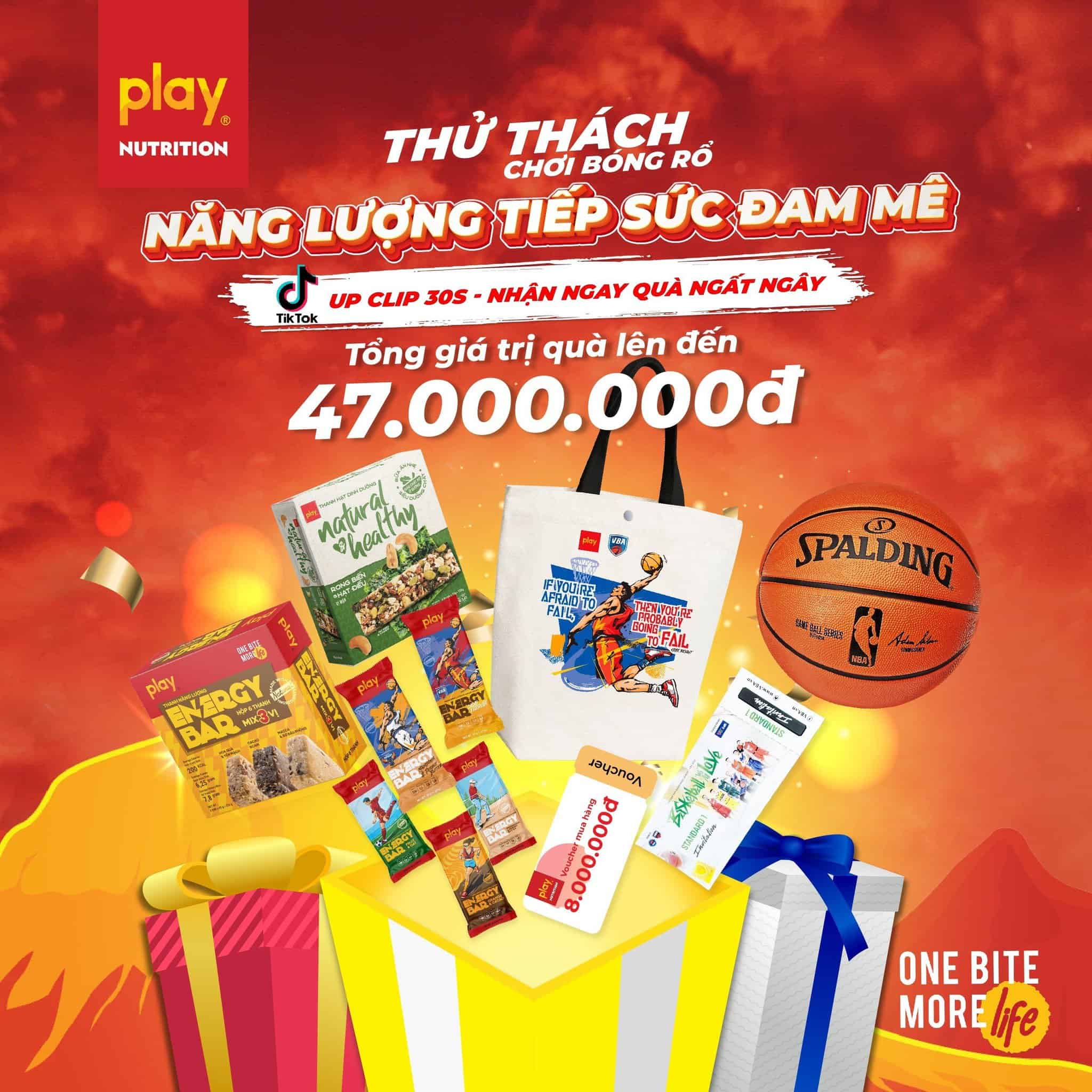 Hơn 10 phần quà với tổng giá trị giải thưởng lên tới 47 triệu đồng dành cho các ballers xuất sắc nhất
