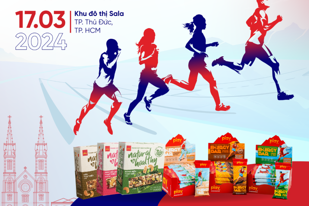 PLAY Nutrition chính thức trở thành Nhà Tài Trợ Dinh Dưỡng cho Giải chạy BRITCHAM FUN RUN 2024 - Ảnh: PLAY Nutrition